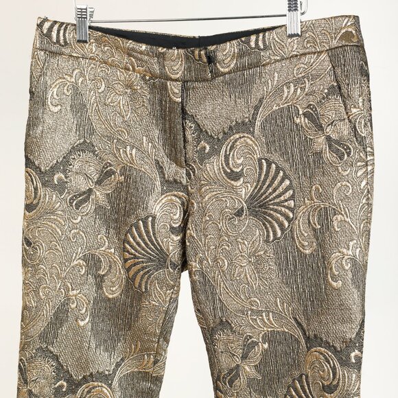 Camilla and Marc Sublime Gold Brocade Jacquard Pants - Picture 4 of 13
